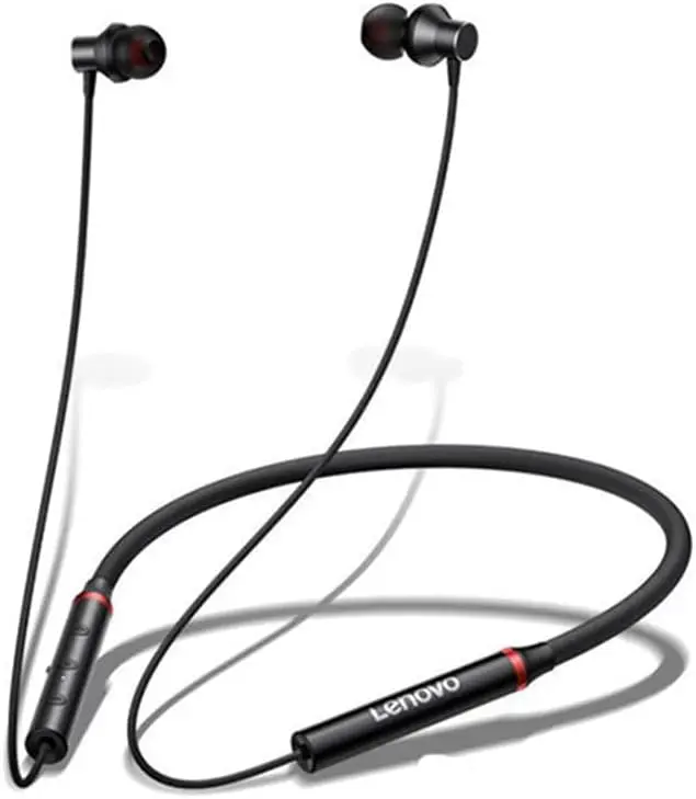 Lenovo - Hanging Neckband Wireless Headphones 