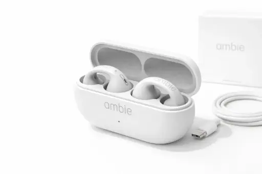 سماعات Bone Conduction  اللاسلكية – لون ابيض