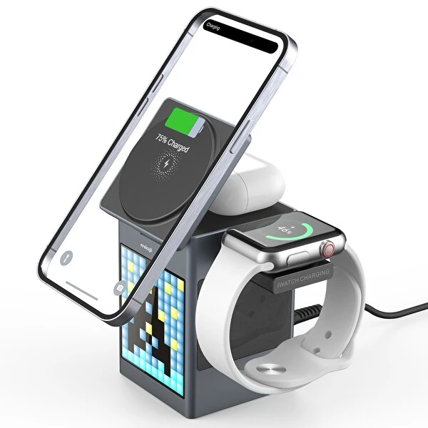 Bluetooth Speaker with Wireless Charger 