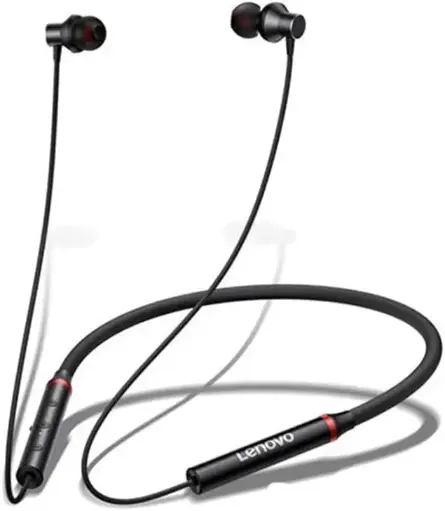 Lenovo - Hanging Neckband Wireless Headphones 